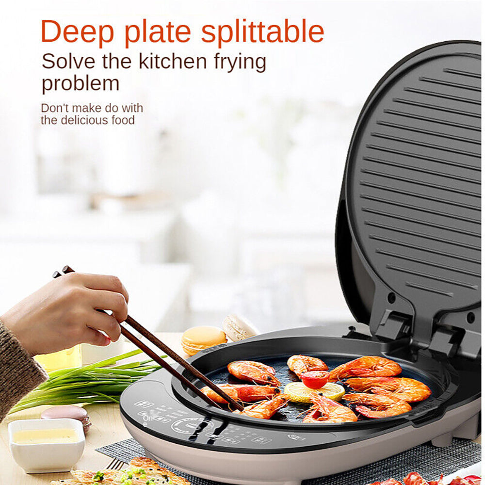 Kitchen Chef  Double-Sided Pizza, Grilling, Baking & Frying Pan