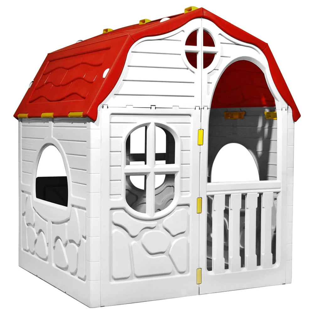 KidFun Foldable Playhouse with Working Door and Windows