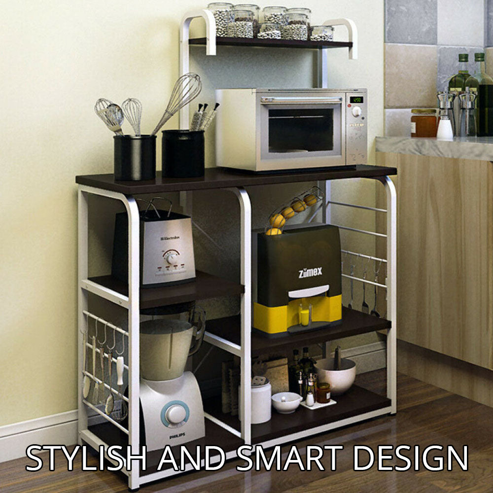 Kitchen Workbench & Organizer w/Storage Shelf - Deluxe Home Delight