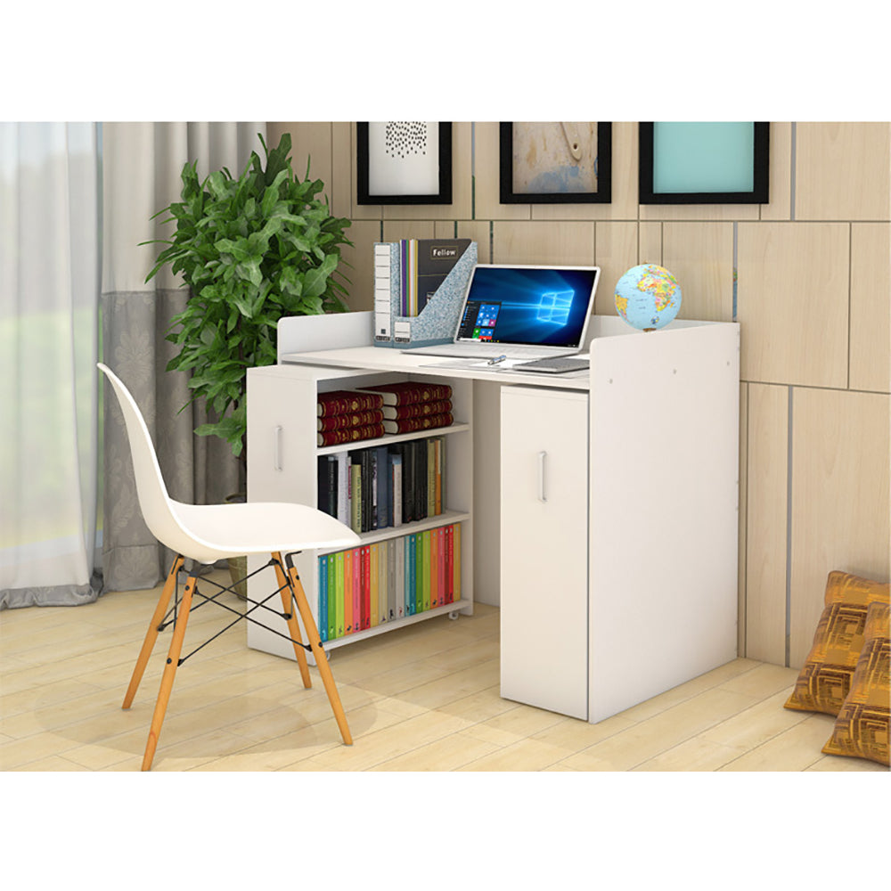 Vivida Vertical Cabinet/Filing-Shelving System 4-Drawers in Natural Oak or White - Deluxe Home Delight