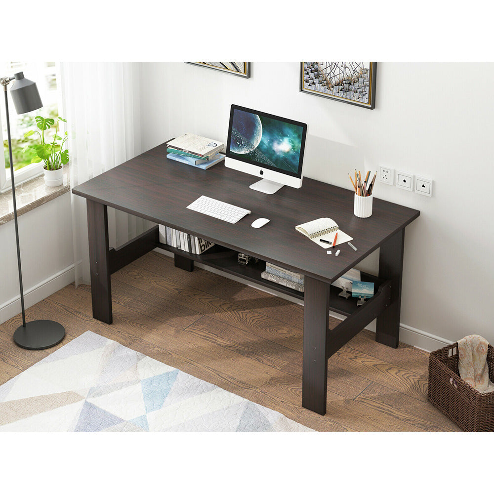 Simplista Computer Desk with Shelf