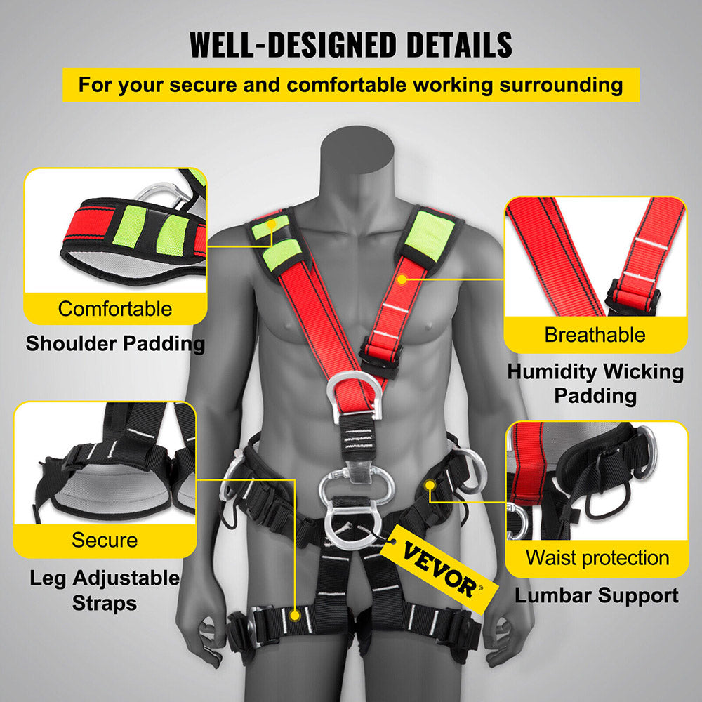 Vista Full Body Safety Harness/Rock & Tree Climbing