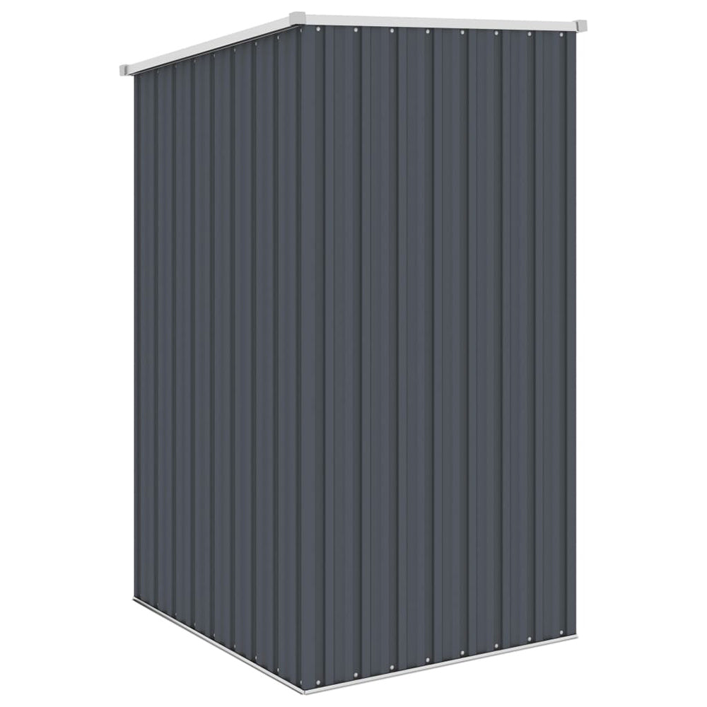 Galvanised Steel Garden Shed - 87x98x159 cm