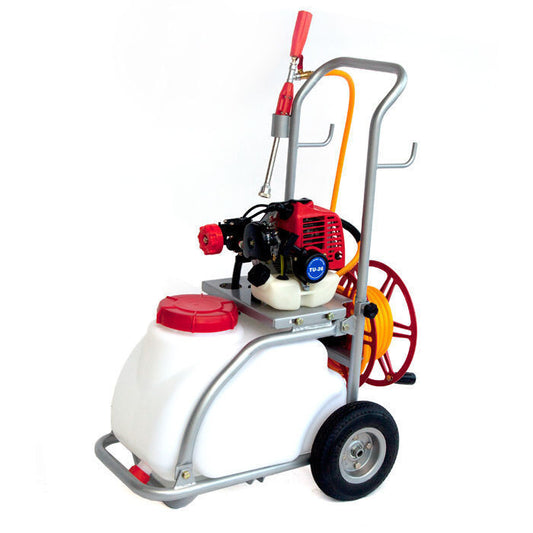 GardenPRO 30L Power Weed & Pest Control Sprayer w/Tank Trolley, Hose and Reel