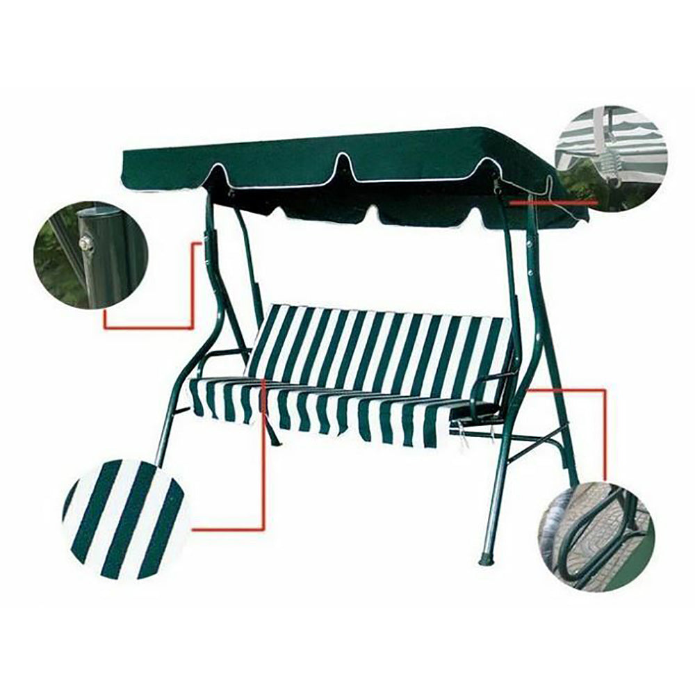 Double Striped Swing Chair/Hammock. 2 Cols