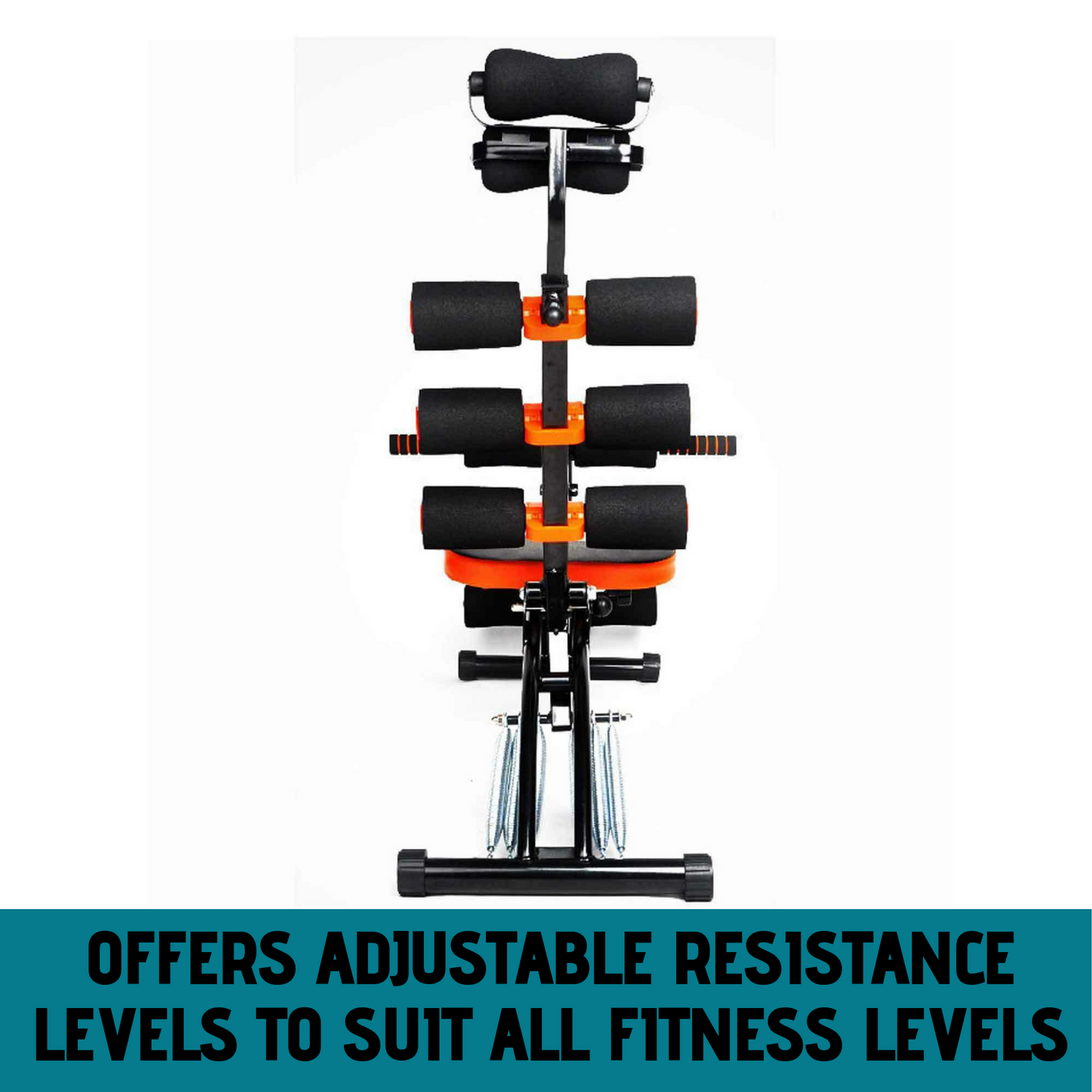 6 In 1 Abdominal Home Gym Machine Machine & Core Exercise Bench - Deluxe Home Delight