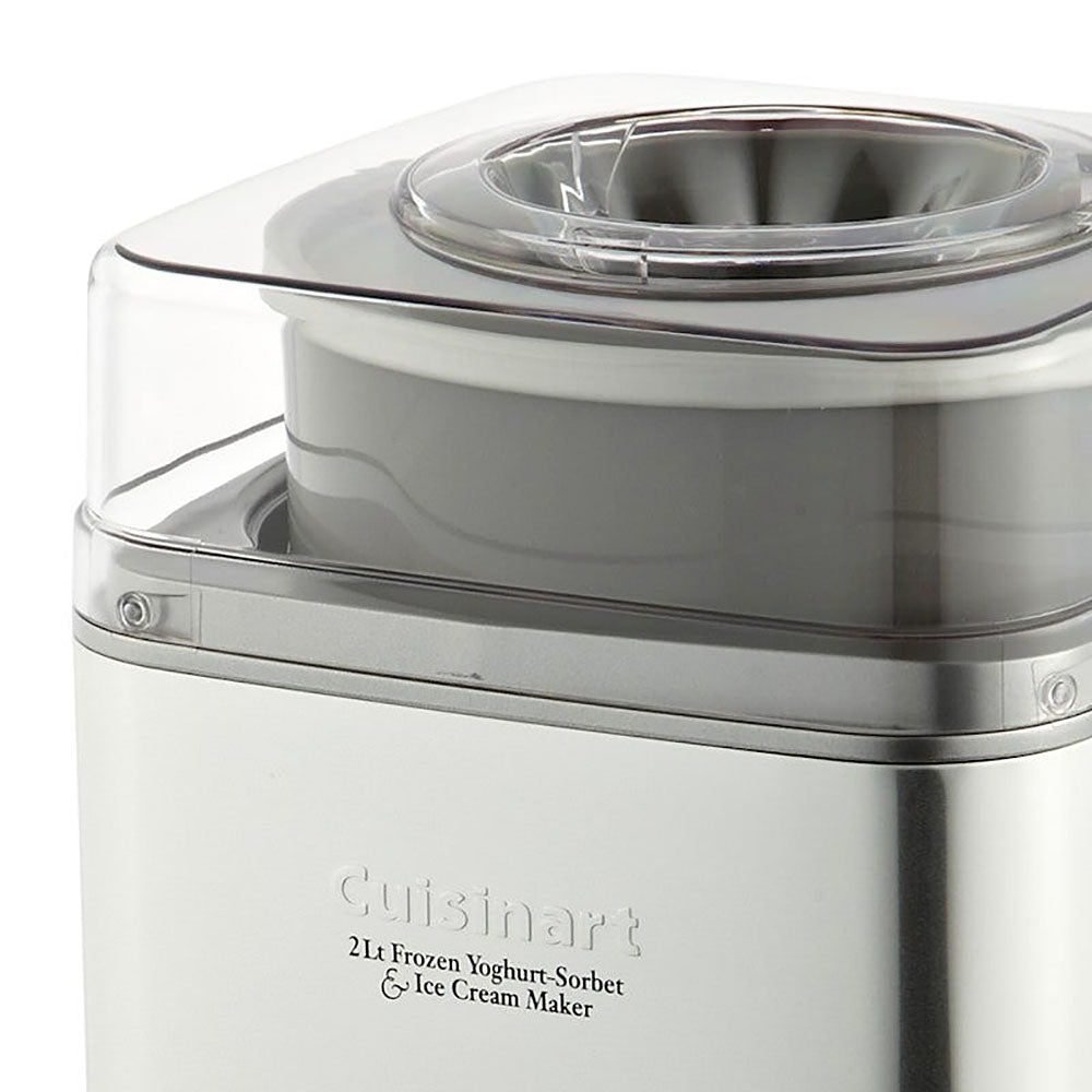 Deluxe Luxury Living 2L Ice Cream & Frozen Yoghurt Maker in Stainless Brushed