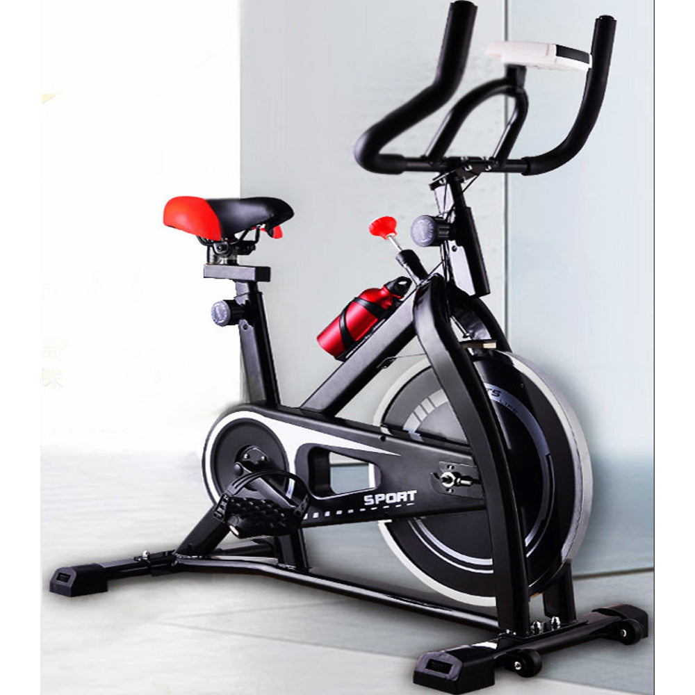 OOS FitFreePower Advanced & Adjustable Stationary Fitness Exercise Spin Bike - Deluxe Home Delight