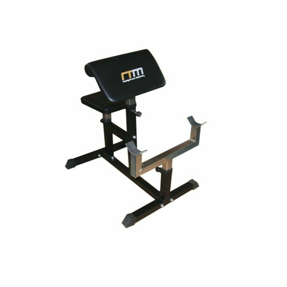 Preacher Curl Bench Weights - Arm Muscle-Building Seated Bench - Deluxe Home Delight