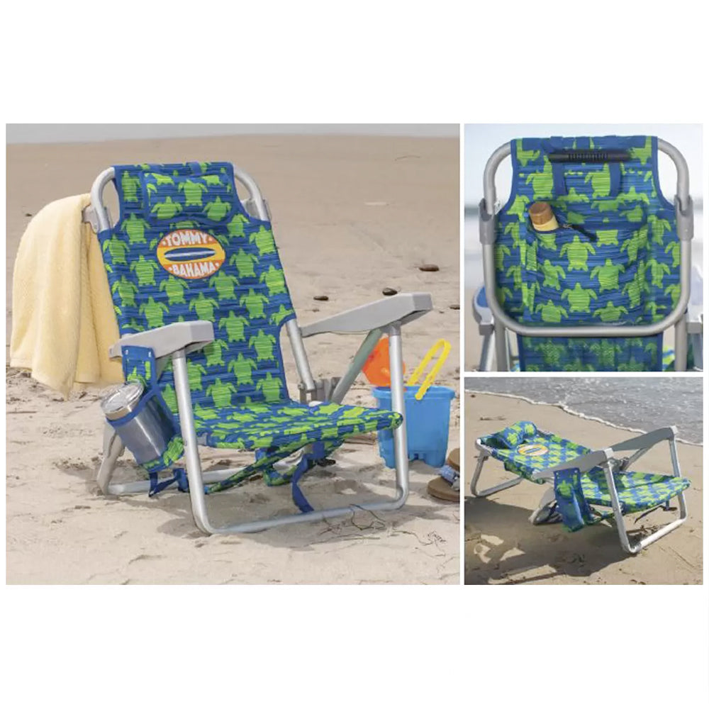 Summeroo Kids Backpack Beach Chair - 5 Positions, Storage, Backpack