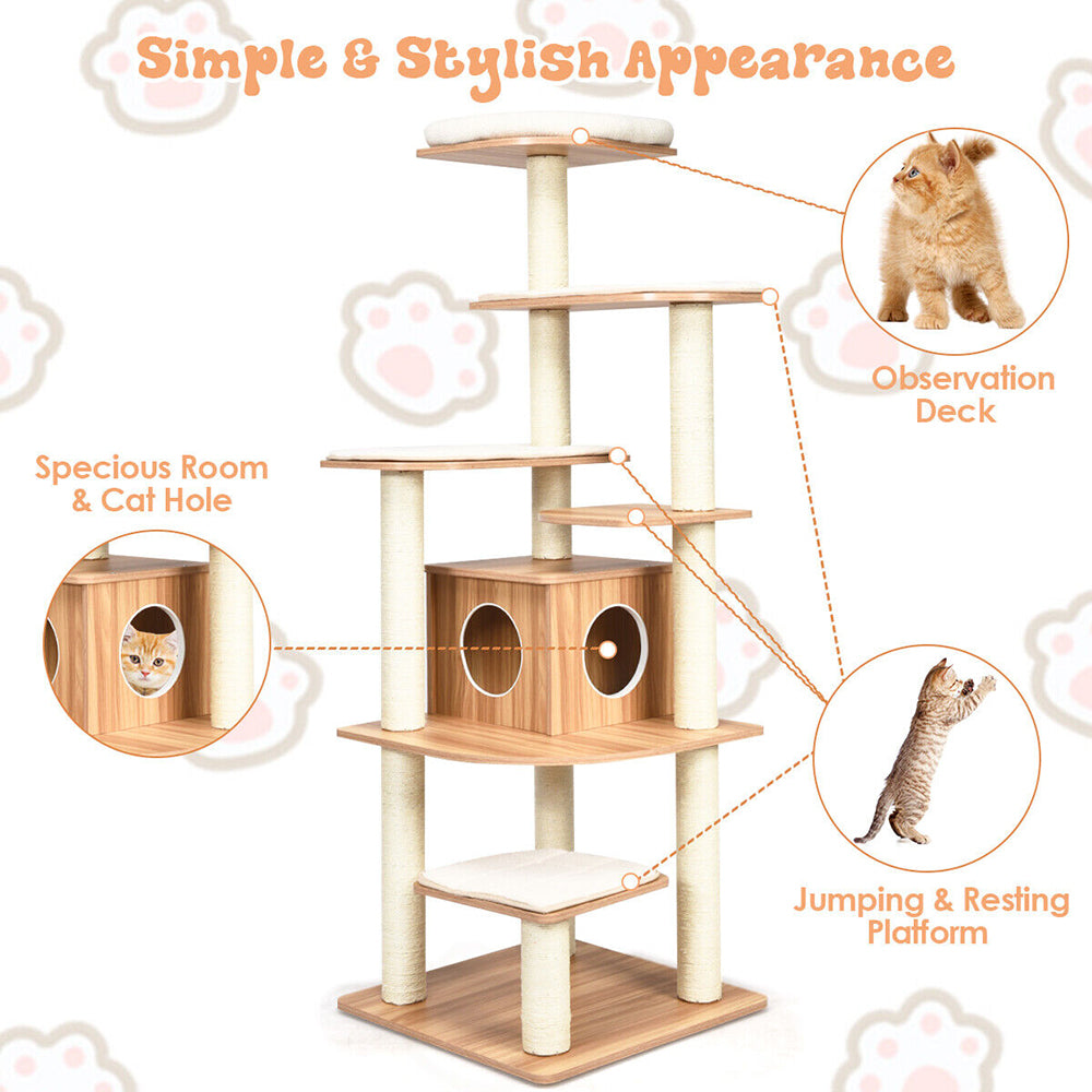 Kitty Love Cat Tree Scratcher & Activity Centre/Condo