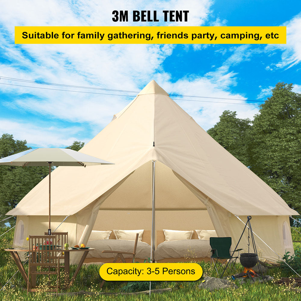 All-Year-Round Glamping Tent:/Yurt : 4M, 5M, 6M