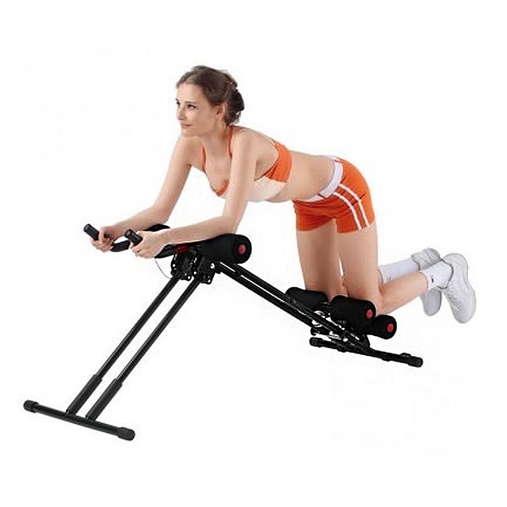 Vertical AB Cruncher Power Workout & Abdominal Trainer – 6 Levels Adjustable - Deluxe Home Delight