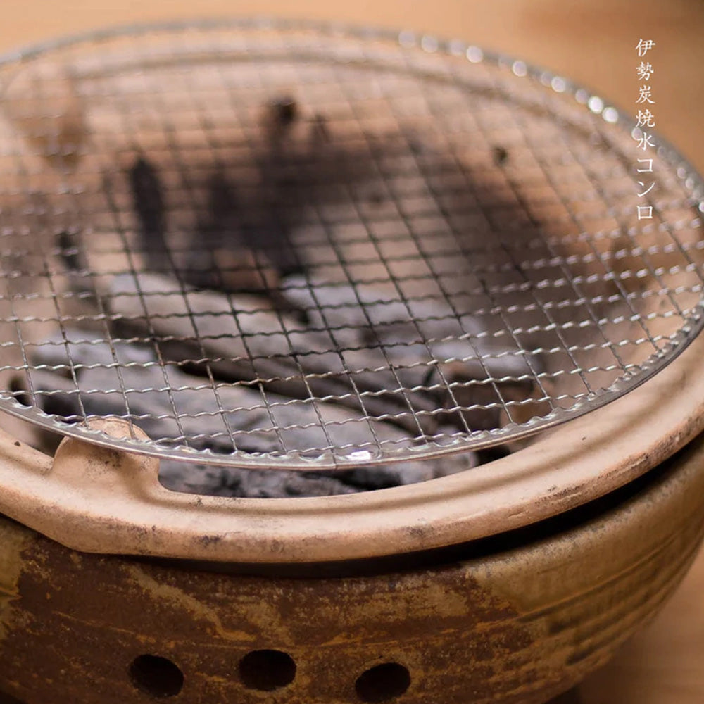 Traditional Donabe Konro Grill - Made in Japan - Khaki or Dark Brown