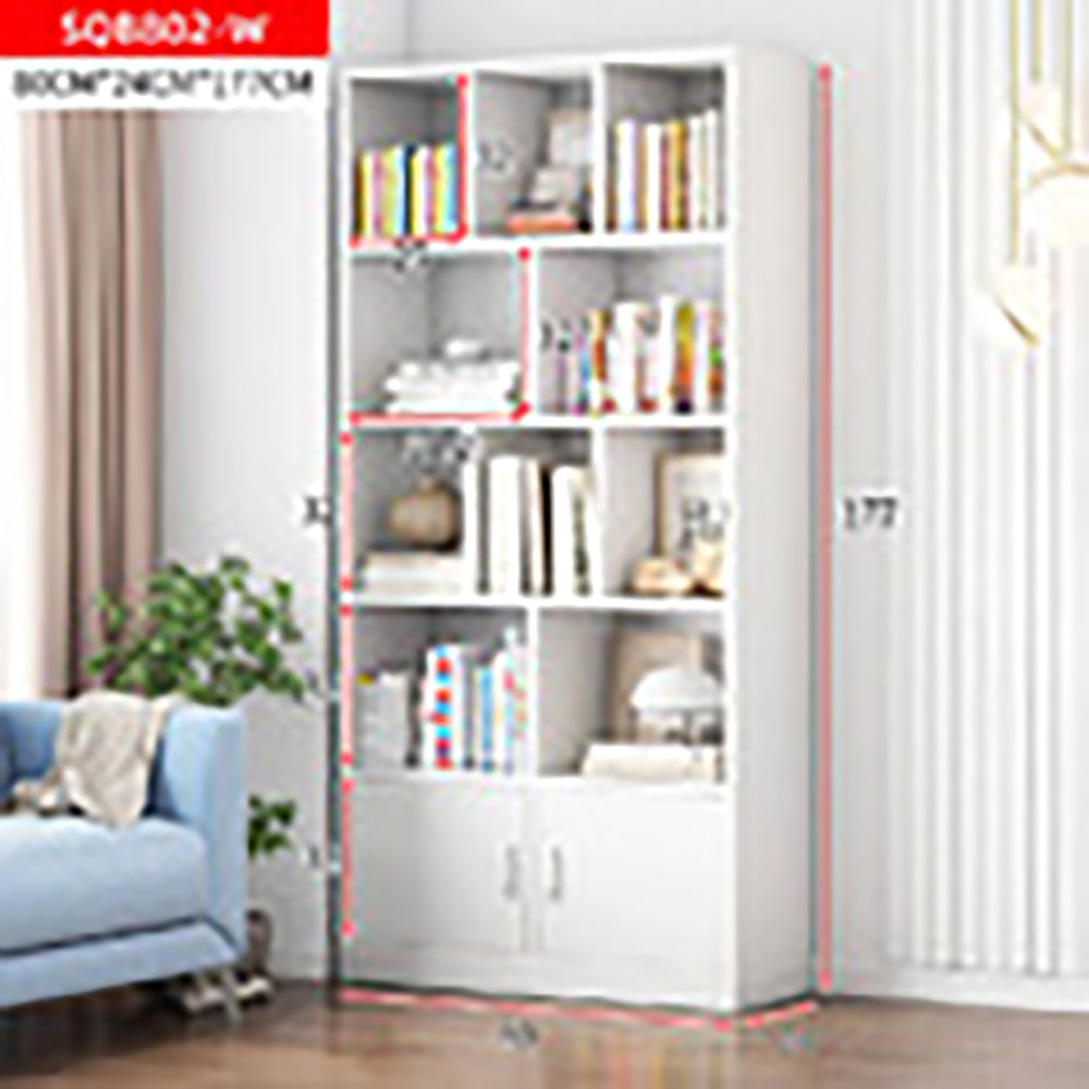 Vardana 10-Shelf 2-Door Cupboard/Booksh/Cabinet