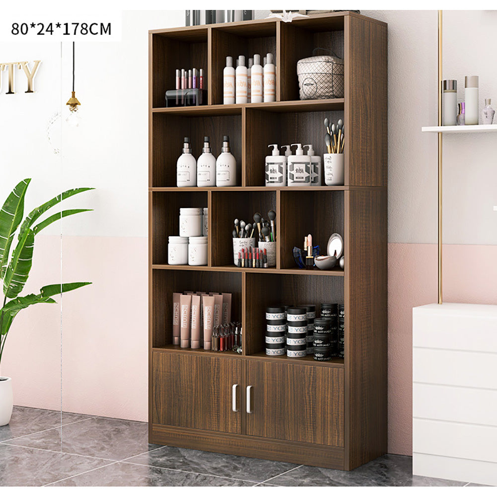 Vardana 10-Shelf 2-Door Cupboard/Booksh/Cabinet