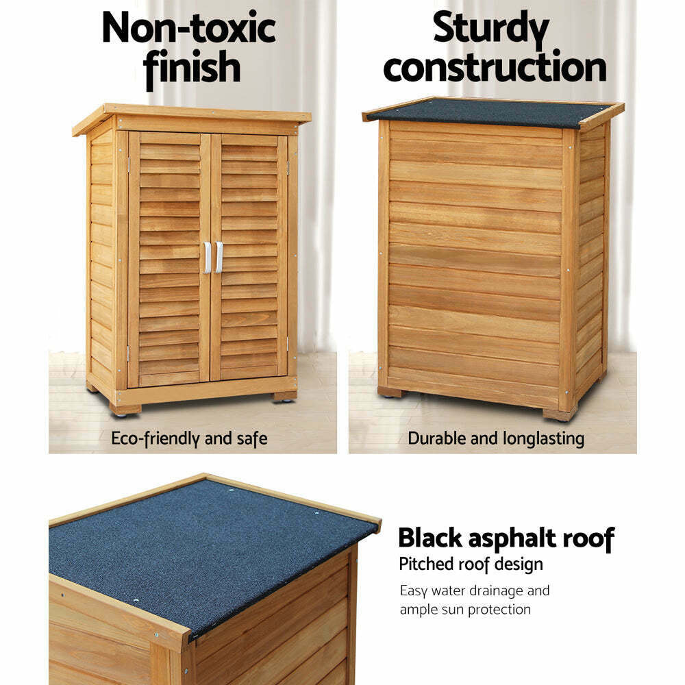 Garden Fir Wood Storage/Box Cabinet