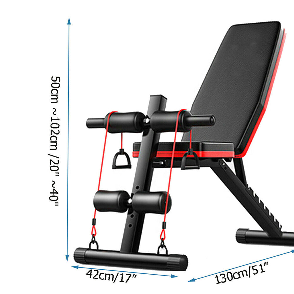 Adjustable Weight/Sit Up Bench for Abdominal Exercise