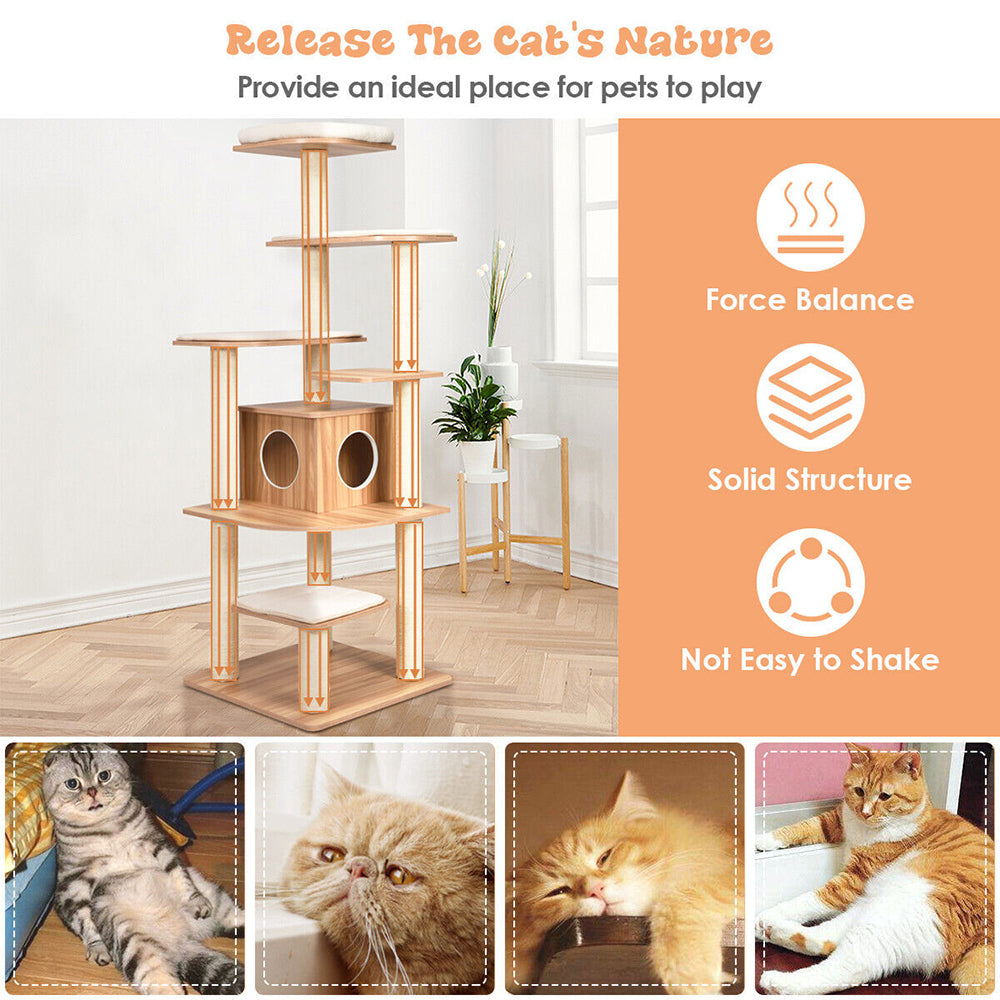 Kitty Love Cat Tree Scratcher & Activity Centre/Condo