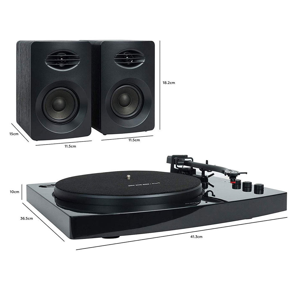 TotalBeat Pro Stereo Turntable/Vinyl/Record Player System/Bluetooth Speakers