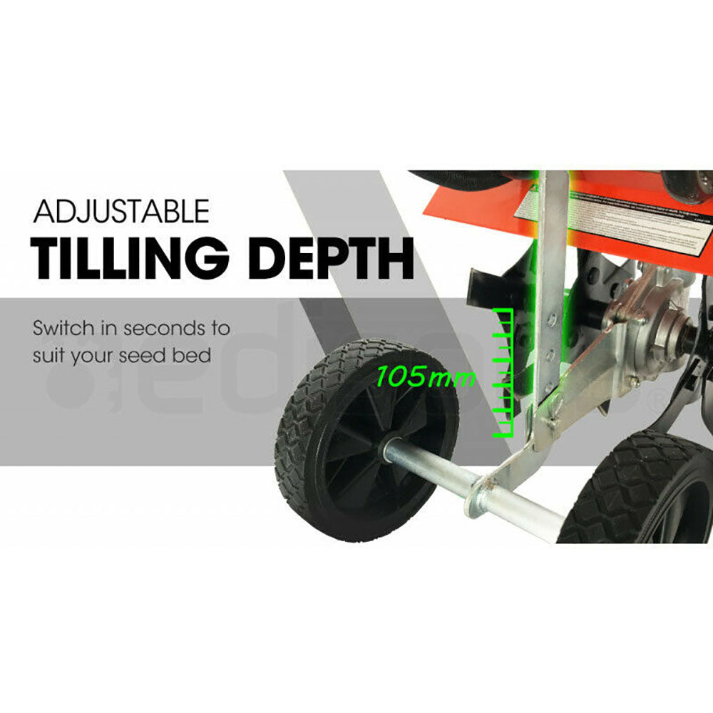 Mini Garden Soil Tiller/Cultivator 65cc