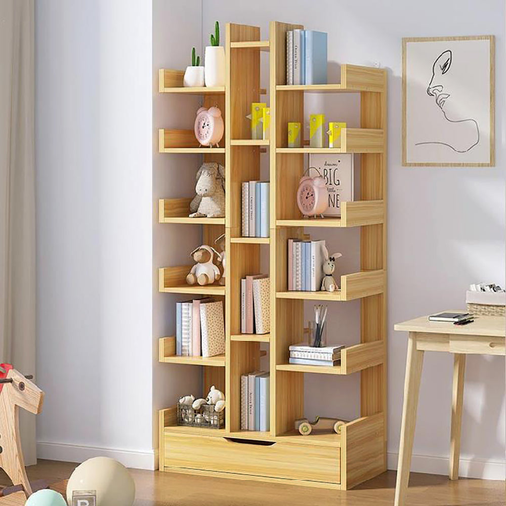 Adrina 18-Shelf Bookcase & Display Cabinet w/Multiple Storage