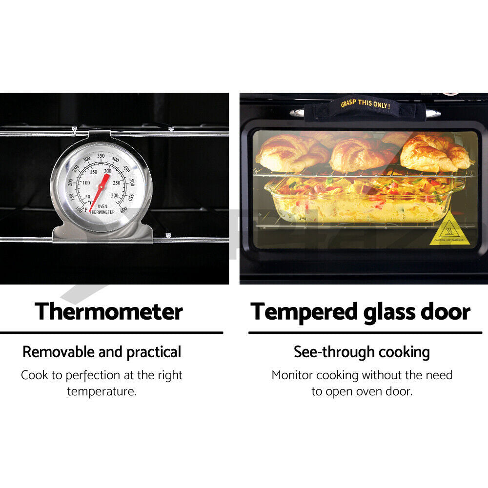 Portable 3 Burner Gas LPG Oven/Stove for Camping and Caravans