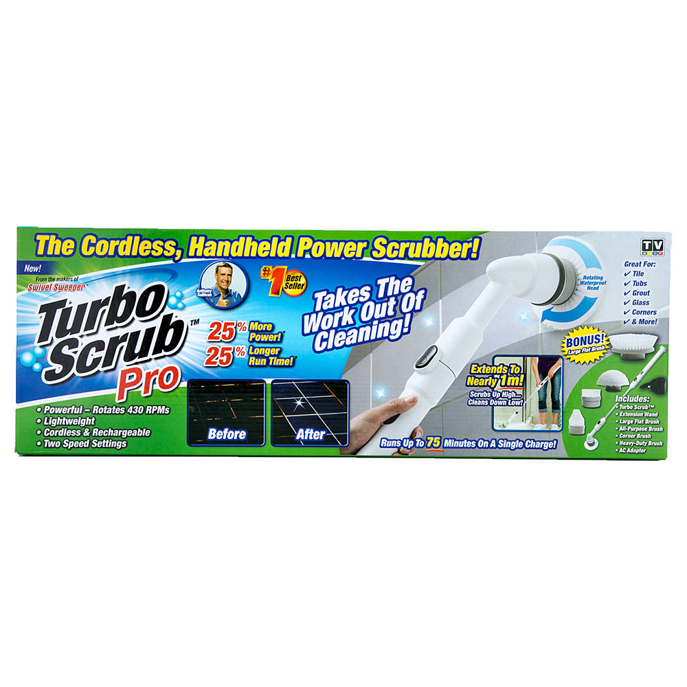 Turbo Scrub Pro ---  All Purpose Cordless Power - Deluxe Home Delight