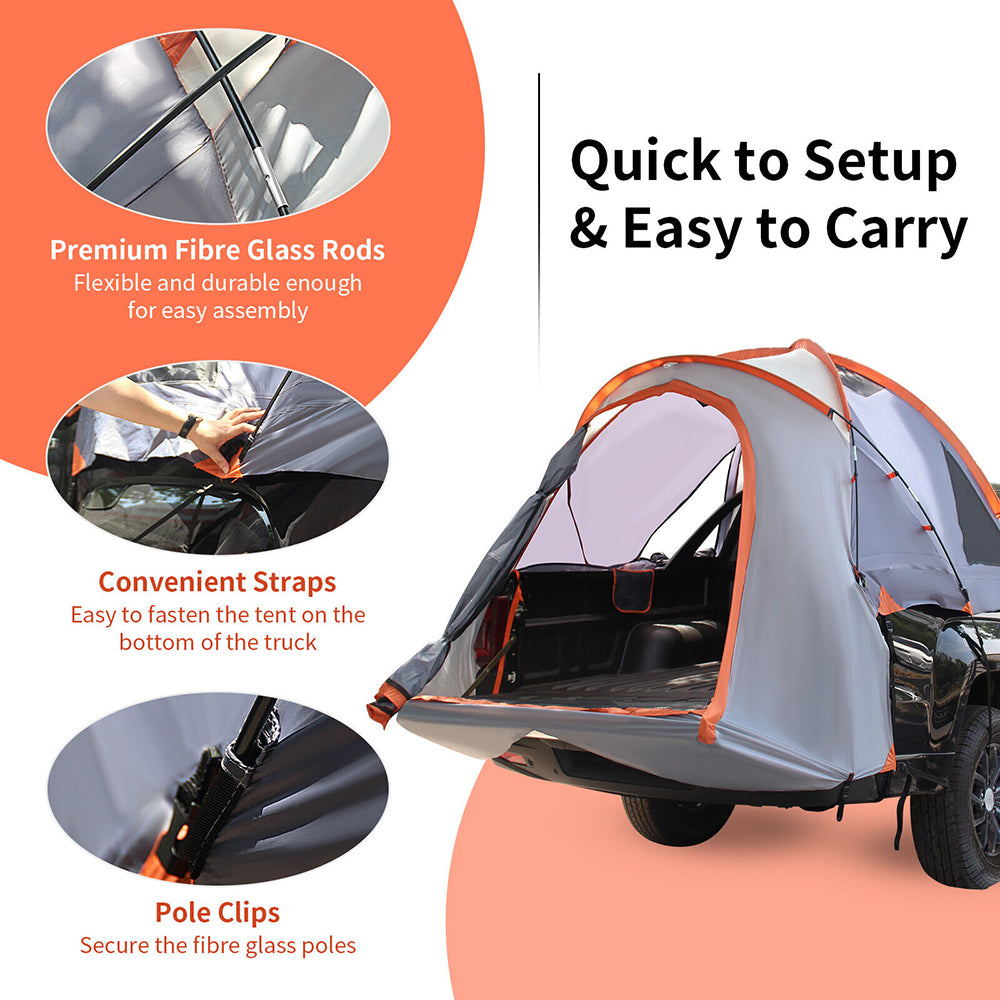 EasyTravelling Full Size Truck/Pickup Tent w/Carry Bag