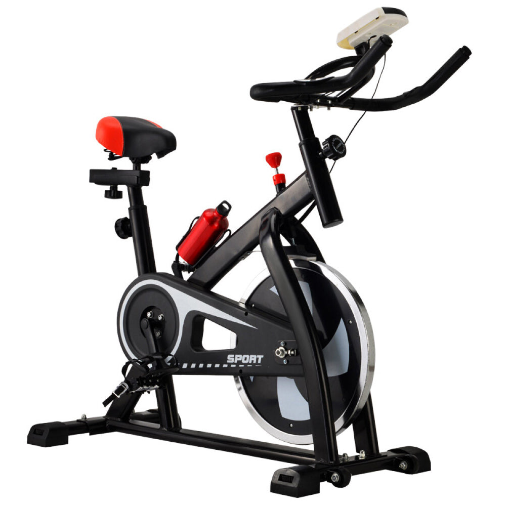 OOS FitFreePower Advanced & Adjustable Stationary Fitness Exercise Spin Bike - Deluxe Home Delight