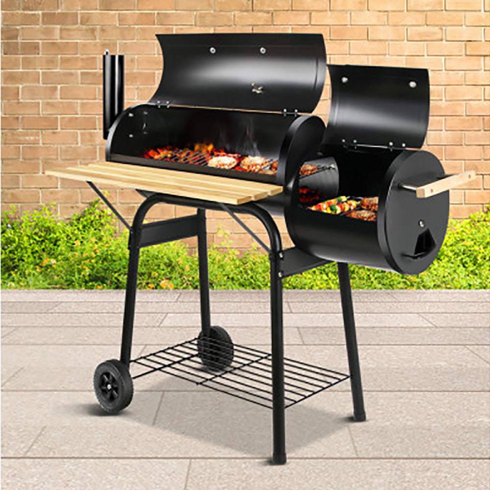 Franky's 2-in-1 Offset BBQ Smoker