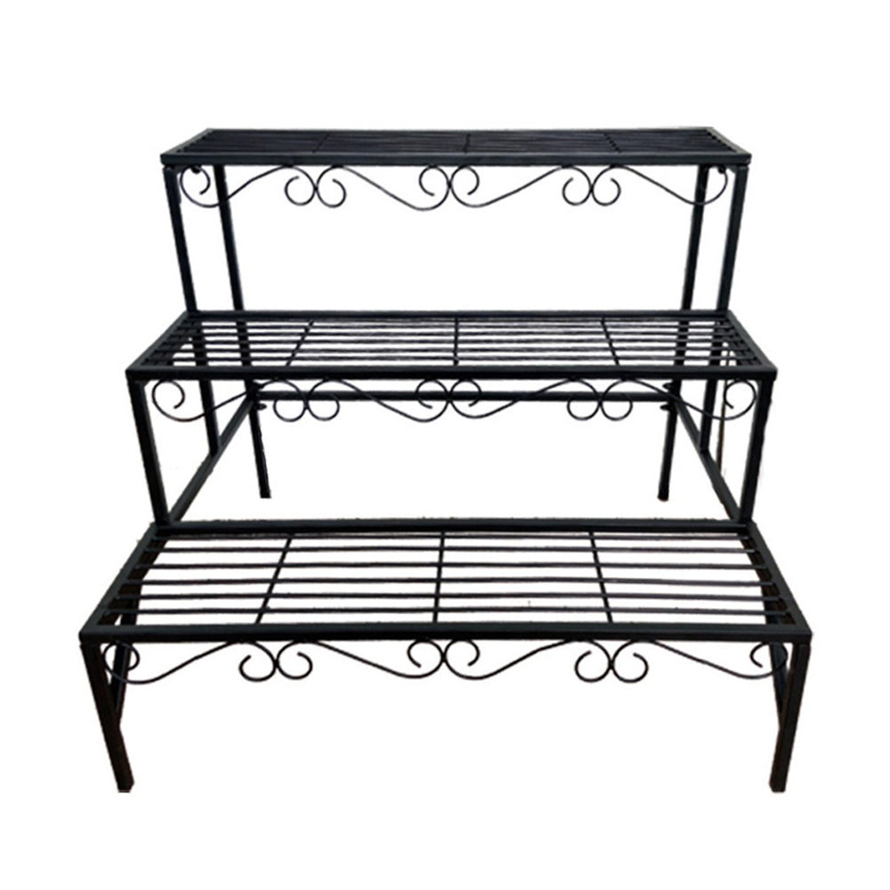 3-tier Metal Garden Plant Stand / Shelf Display Rack