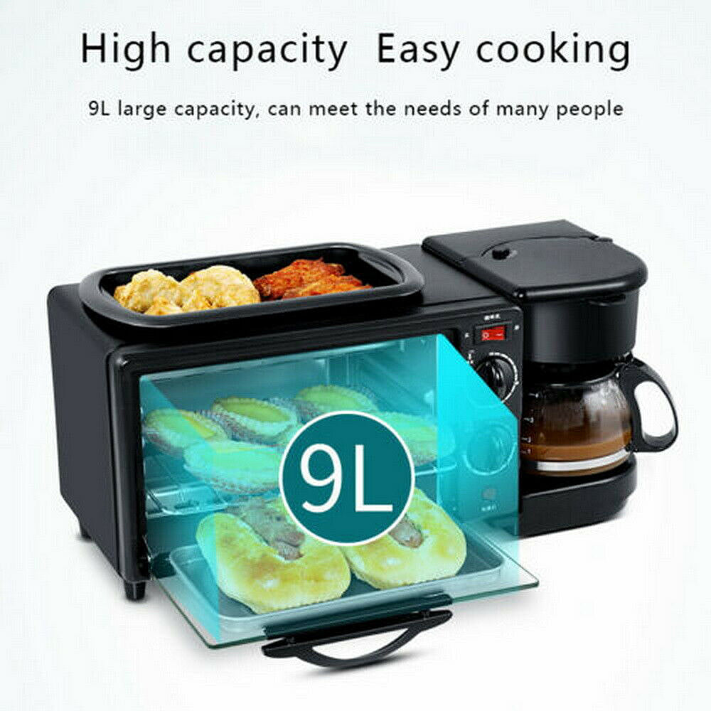 Multifunction 3 in 1 Breakfast Making Machine - for coffee, pizza, bread etc etc