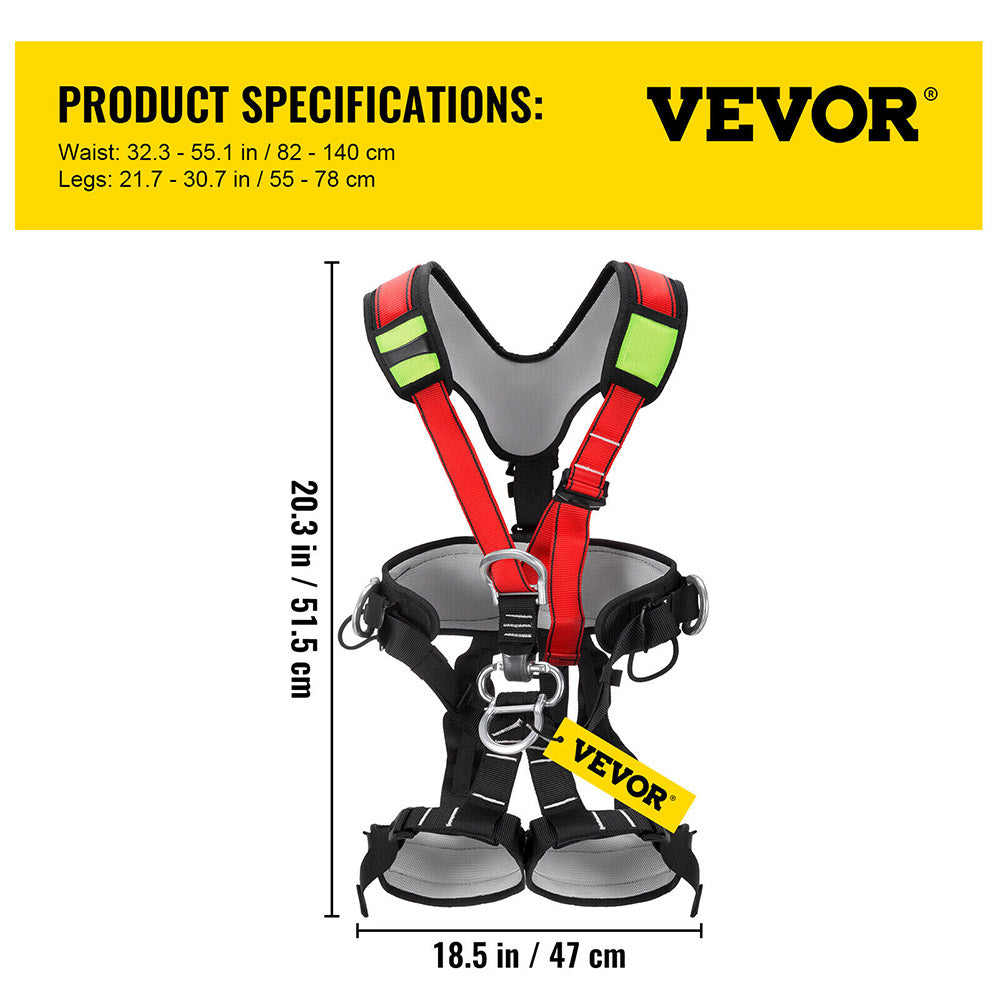 Vista Full Body Safety Harness/Rock & Tree Climbing