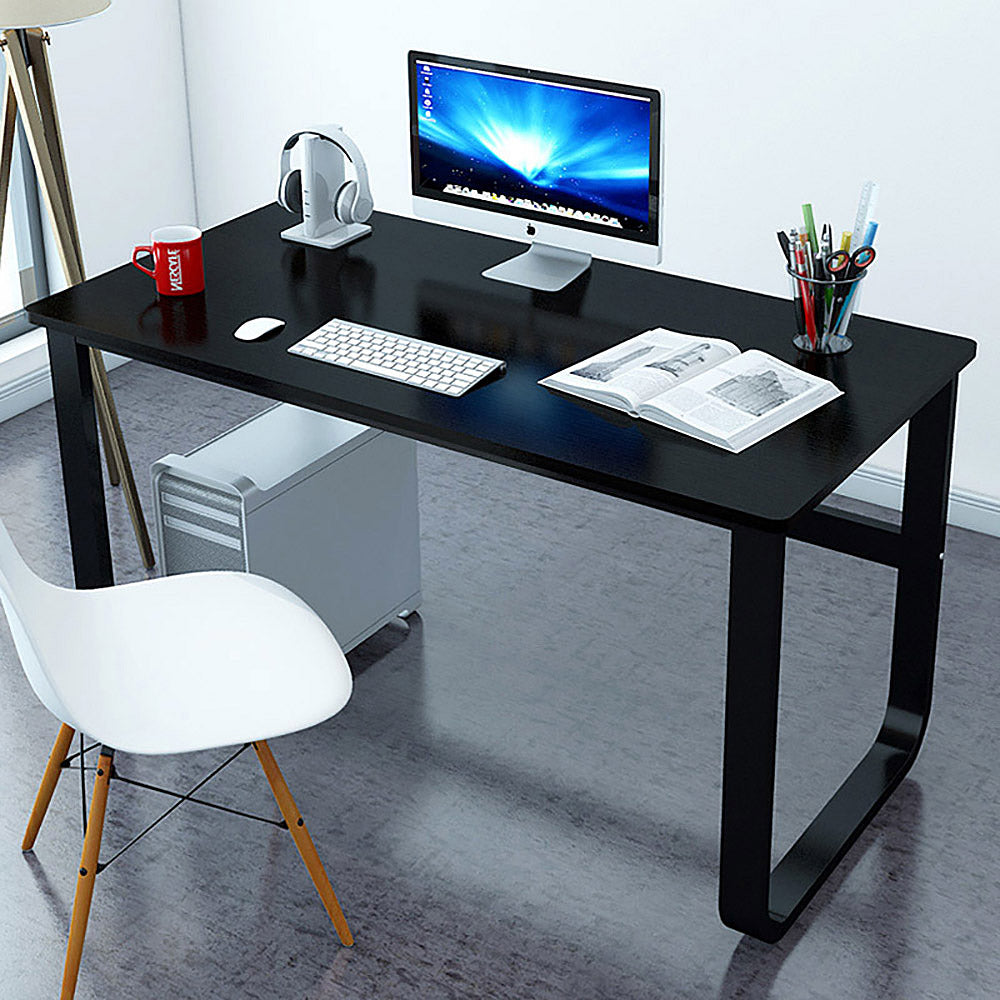 Home Office Large Computer Desk -Wood & Metal 3 Colours - Deluxe Home Delight