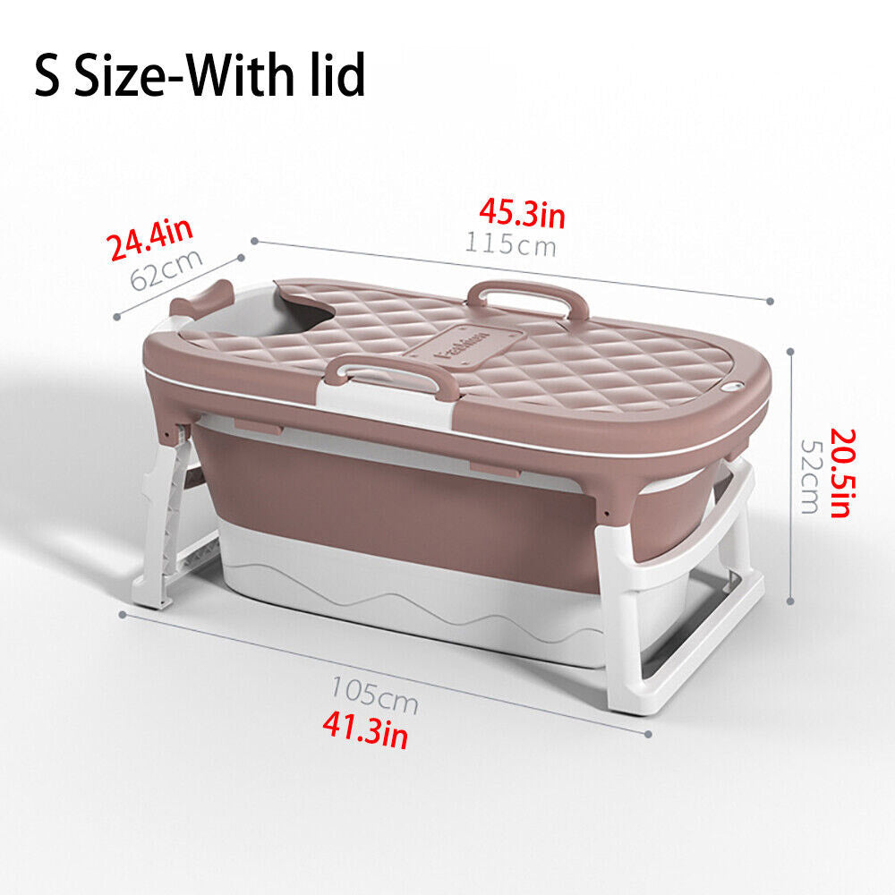 EasyRite Foldable Bathtub for Adults 115cm