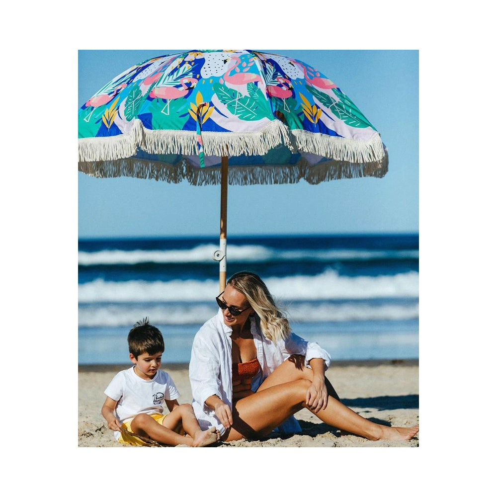 BeachLovin' Vintage Style 2m Beach Umbrellas