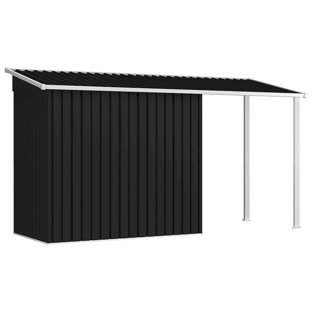 Shed with Extended Roof - 346x121x181cm