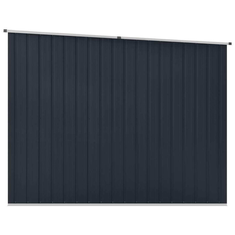 Square Galvanised Steel Garden Shed - 195x198x159 cm