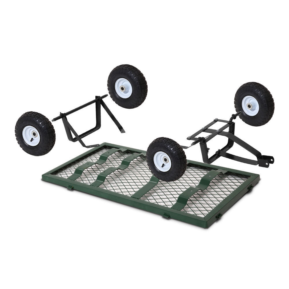 Steel Mesh Garden Steel Cart - transport and storage - Deluxe Home Delight