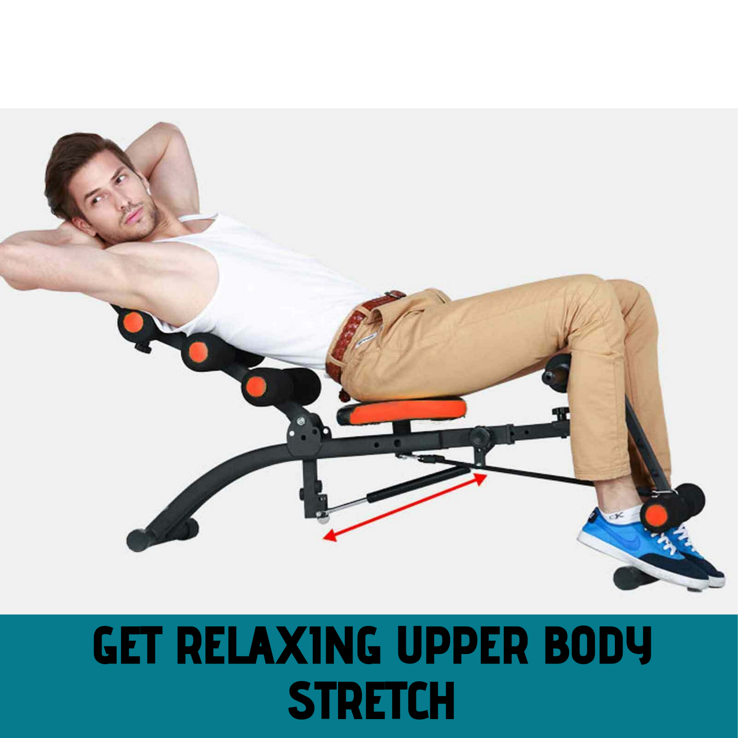 6 In 1 Abdominal Home Gym Machine Machine & Core Exercise Bench - Deluxe Home Delight