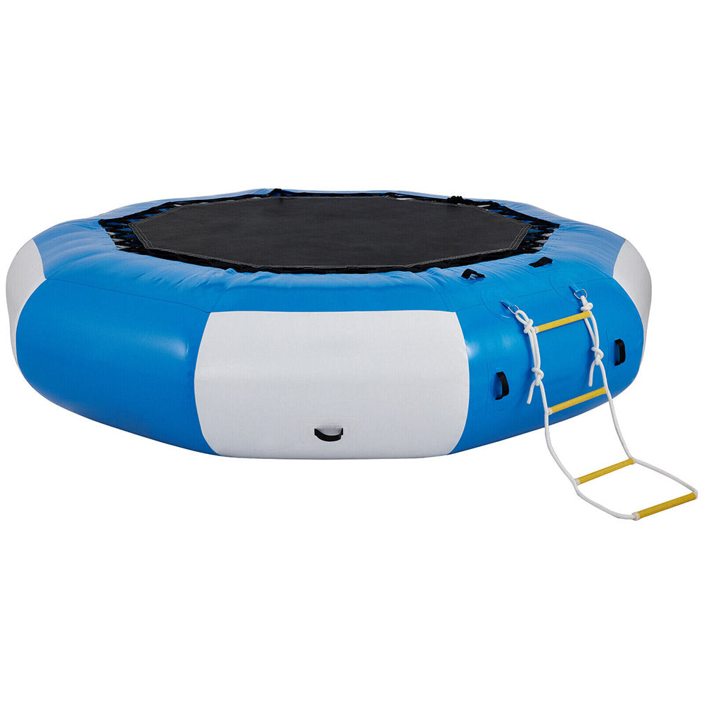 GoodTimes 4m Inflatable Water Trampoline/Floated w/ Ladder