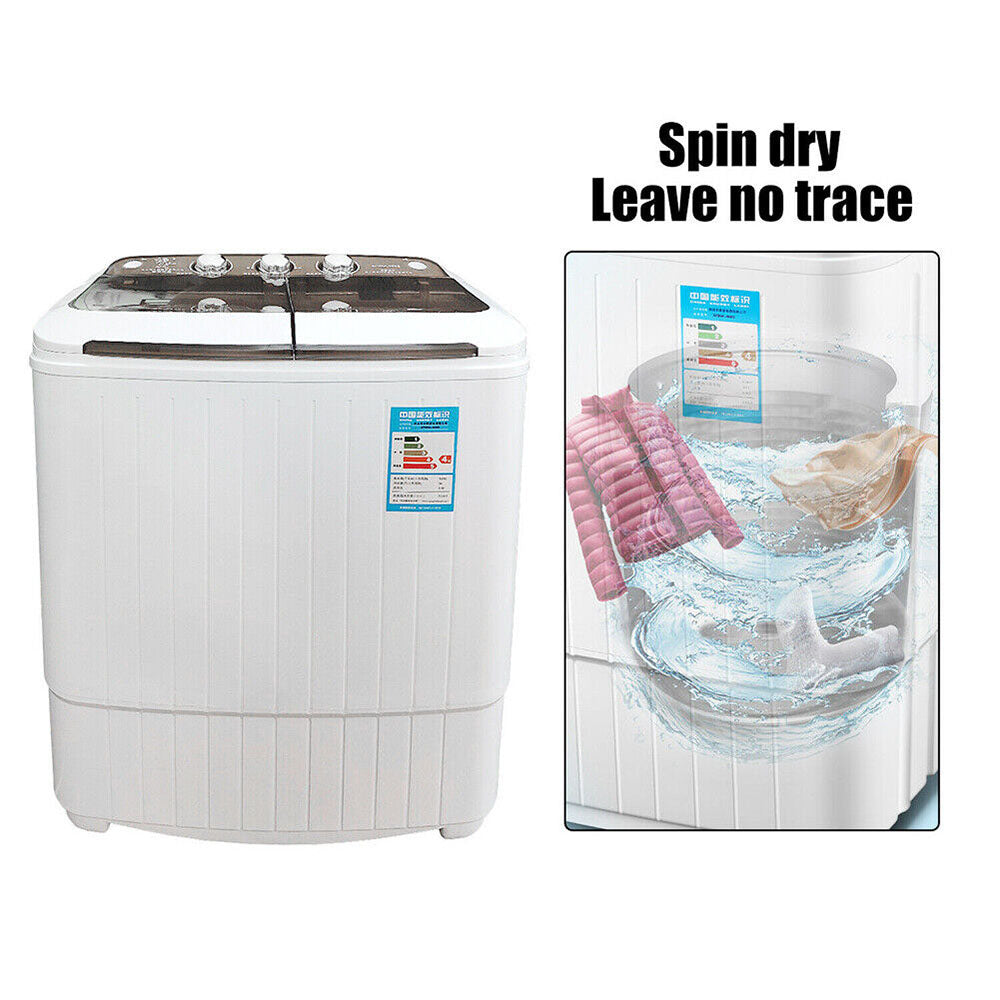 5KG Mini Portable Washing Machine w/Twin Tubs