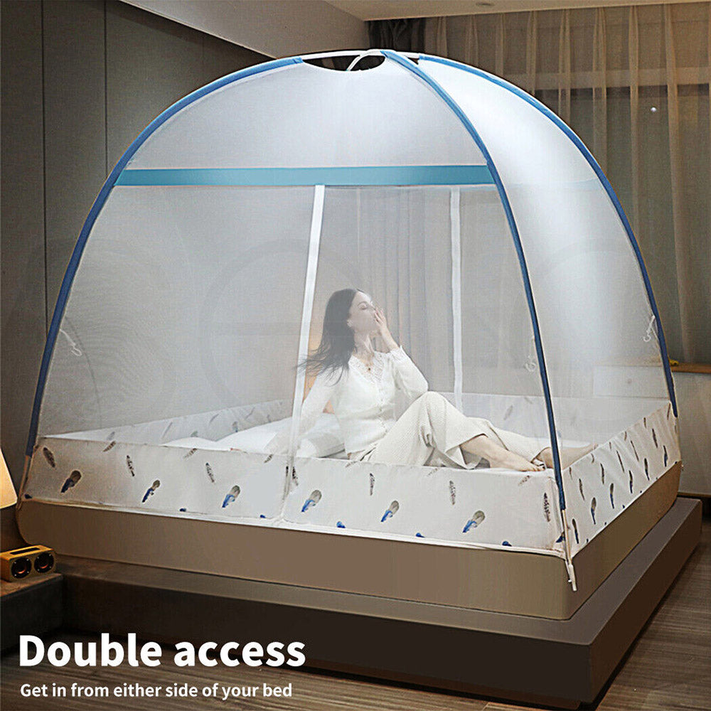 DreamLiving Mosquito Net Canopy/Dome w/Zipper & Storage Bag