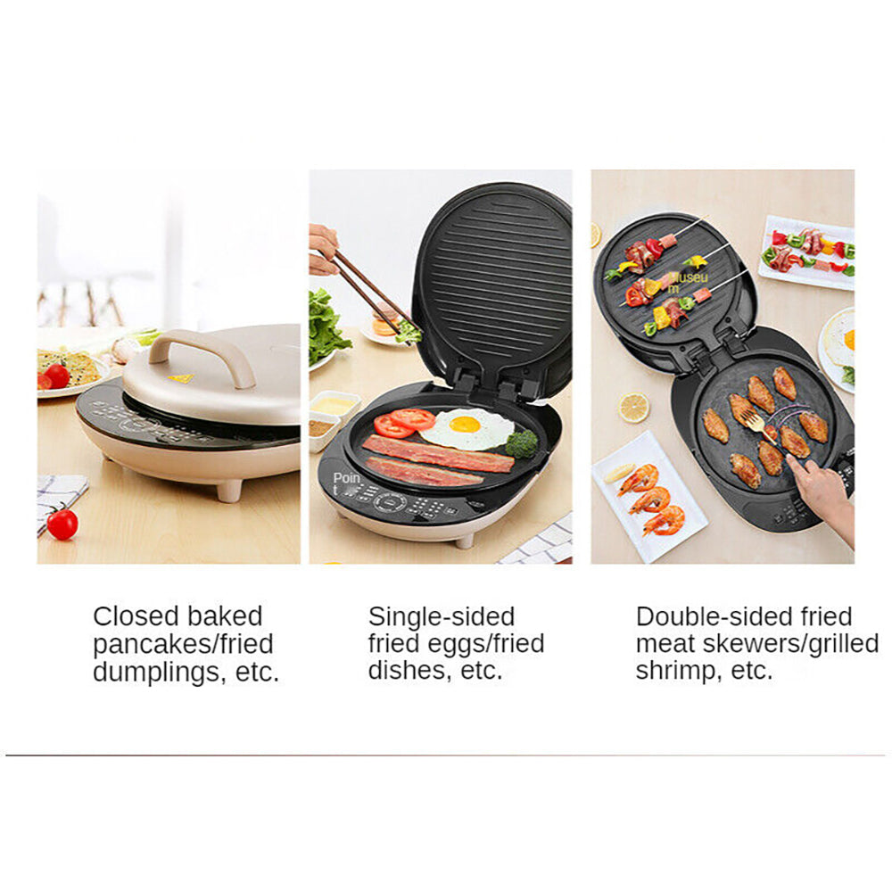 Kitchen Chef  Double-Sided Pizza, Grilling, Baking & Frying Pan