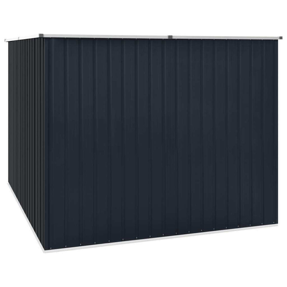 Square Galvanised Steel Garden Shed - 195x198x159 cm