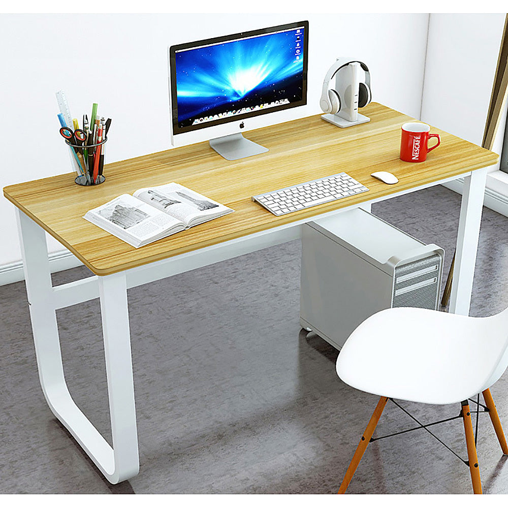 Home Office Large Computer Desk -Wood & Metal 3 Colours - Deluxe Home Delight