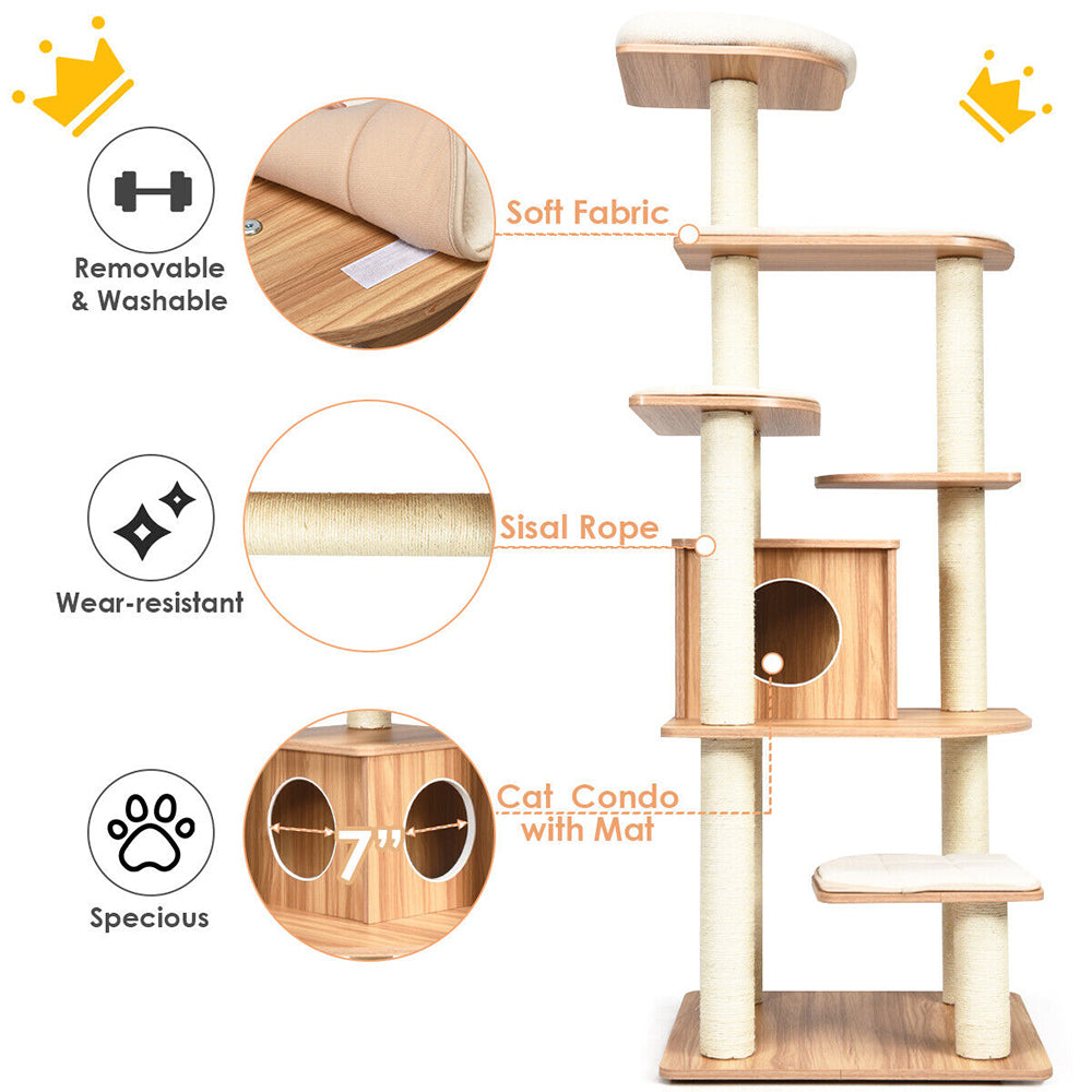 Kitty Love Cat Tree Scratcher & Activity Centre/Condo