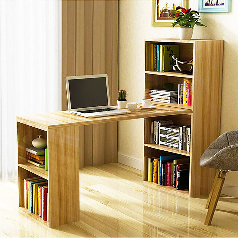 Revel Workstation/Computer Desk with 6 Storage Shelves