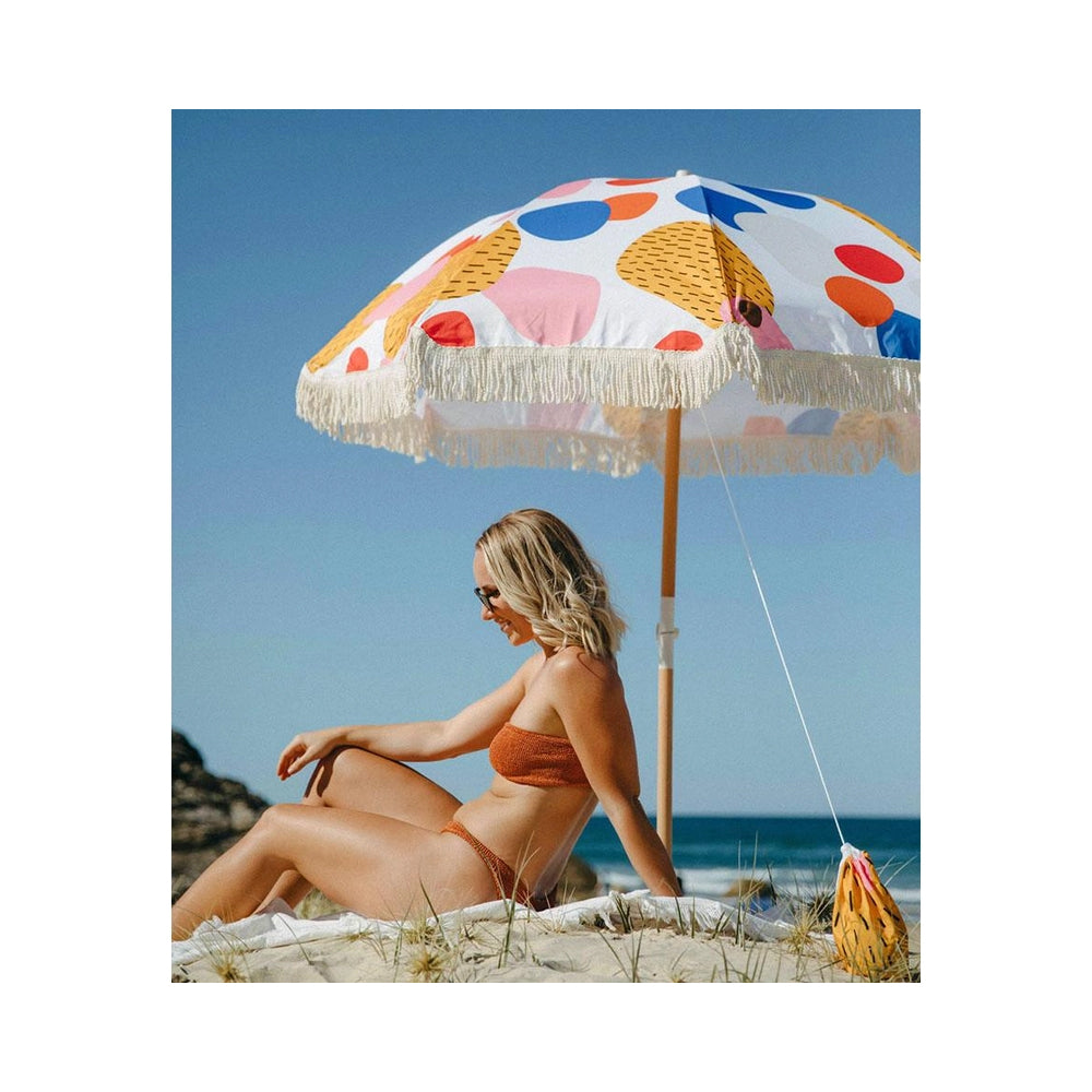 BeachLovin' Vintage Style 2m Beach Umbrellas